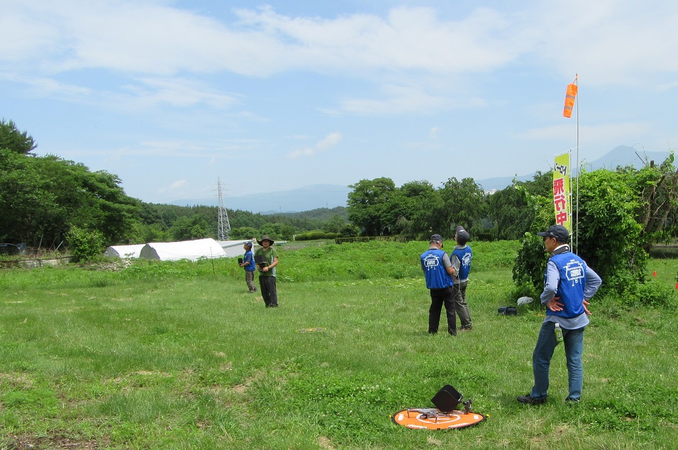 6月27日　富士見飛行場　ドローン飛行練習会